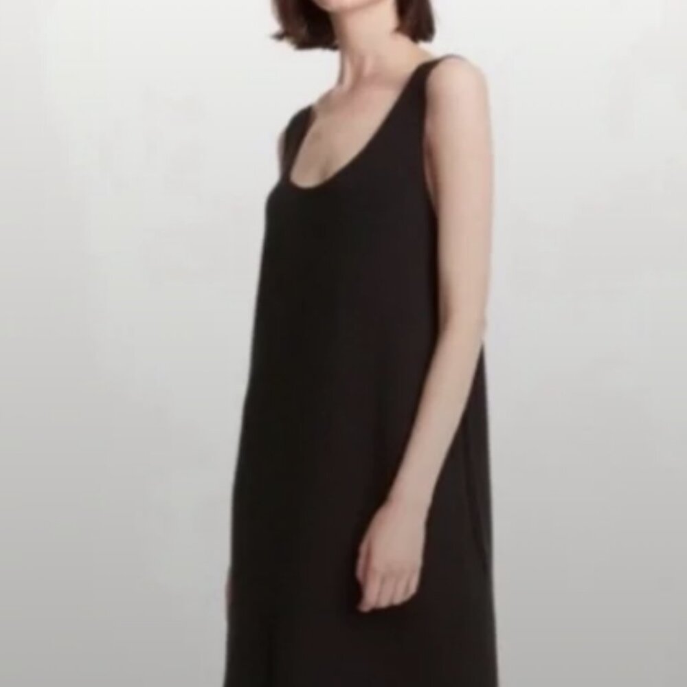 Club Monaco Bindell Sweater Tank Dress in Black